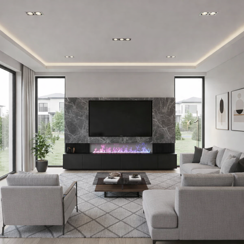 3D-teknik för vattenångflamma